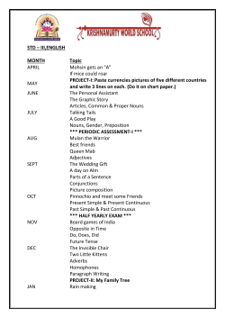 periodic assessment-ii - Krishnamurty World School