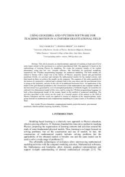 romanian journal of physics - Romanian Reports in Physics