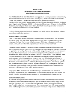 rhode island on-ramp system to career