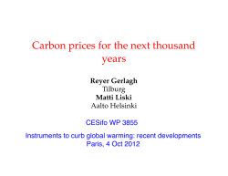 Carbon prices for the next thousand years