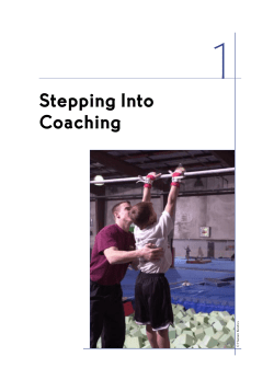Stepping Into Coaching