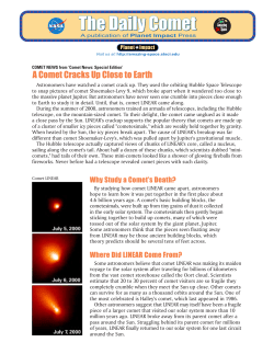 Comet LINEAR News