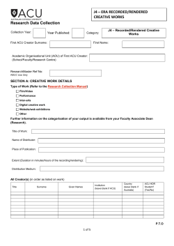 PDF, 200KB - ACU Research