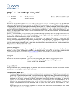 qScript&trade; XLT One-Step RT-qPCR ToughMix