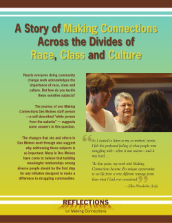 A Story of Making Connections Across the Divides of Race, Class
