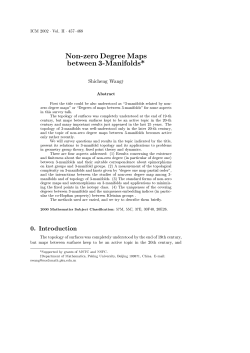 Non-zero Degree Maps between 3-Manifolds