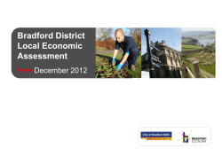 Bradford District Local Economic Assessment