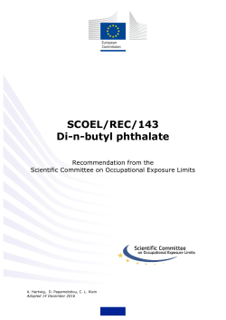SCOEL/REC/143 Di-n-butyl phthalate - CIRCABC