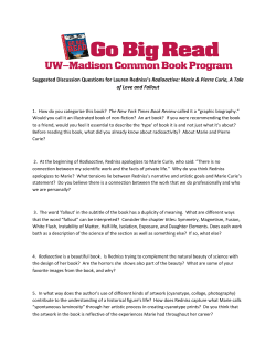 Book Discussion Questions - Go Big Read
