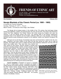 Navajo Blankets of the Classic Period (ca. 1800 &ndash; 1865)