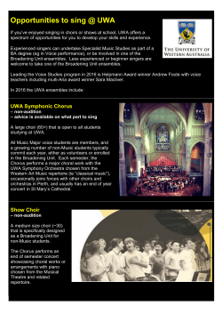 2016 Voice Ensembles