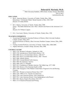 Deborah Marinski - Ohio University