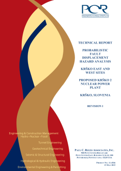 technical report probabilistic fault displacement hazard