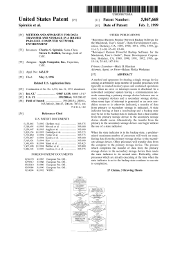 Method and apparatus for data transfer and storage in a highly