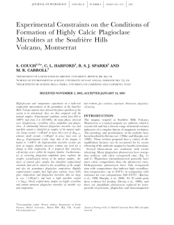 Experimental Constraints on the Conditions of Formation of Highly