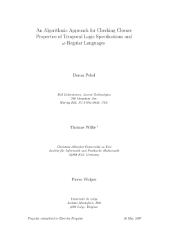 An Algorithmic Approach for Checking Closure Properties of