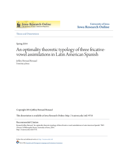 An optimality theoretic typology of three fricative