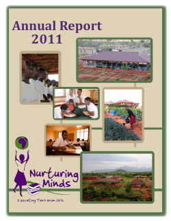 2011 - Nurturing Minds In Africa