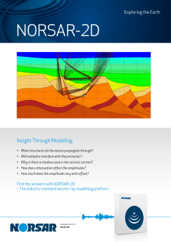 NORSAR-2D Brochure