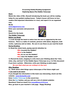 E-Learning Guided Reading Assignment Exploring Space