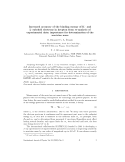 Czechoslovak Journal of Physics Vol. 54 (2004) p. 833-839