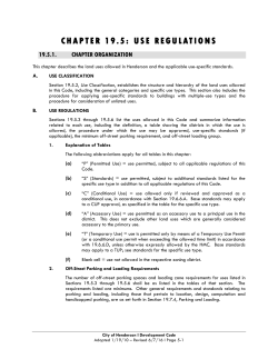 chapter 19.5: use regulations