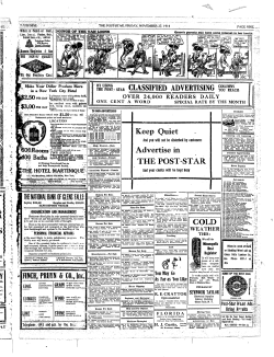 THENATIO ADVERTISING COLUMNS 1 K eep Q u iet A d v e r tise