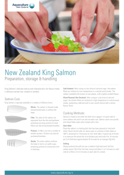 New Zealand King Salmon - Aquaculture New Zealand