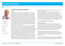 Surgery of the small intestine