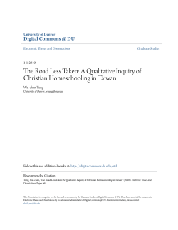 The Road Less Taken: A Qualitative Inquiry of Christian