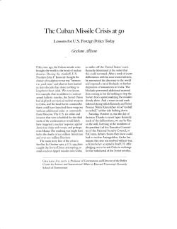 The Cuban Missile Crisis at
