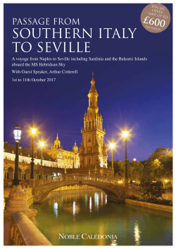 southern italy to seville