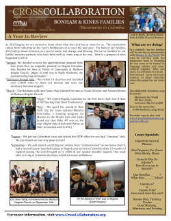 January 2013 - CrossCollaboration