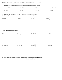 ln 4x y log 36x 6 ln x y log 9x