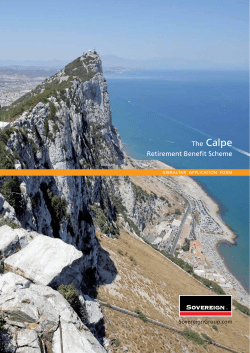 Sovereign Group Gibraltar QROPS Application