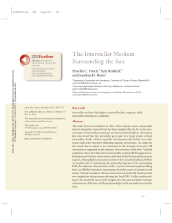 The Interstellar Medium Surrounding the Sun
