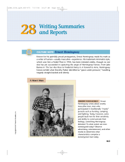 28 Writing Summaries and Reports