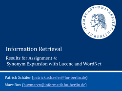 Information Retrieval