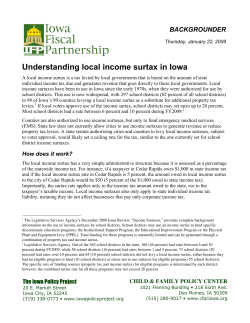 Understanding local income surtax in Iowa