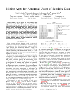 Mining Apps for Abnormal Usage of Sensitive Data