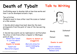 Death of Tybalt - Collaborative Learning Project