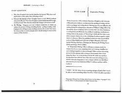 PETER ELBOW Desperation Writing
