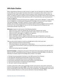 APA-Style Citation - Library Stenden University of Applied Sciences