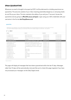 spam quarantine