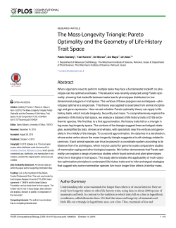 Szekely et al., 2015 - Weizmann Institute of Science