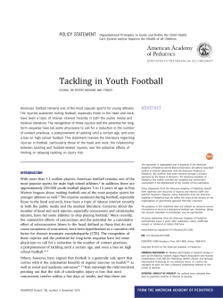 Tackling in Youth Football