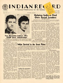 Indians - Algoma University Archives