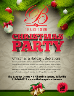 to see the Christmas menu