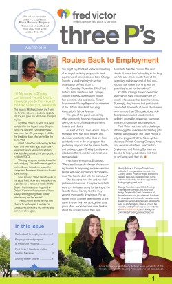 Routes Back to Employment