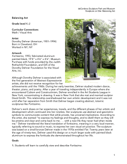 Balancing Act - deCordova | Sculpture Park and Museum